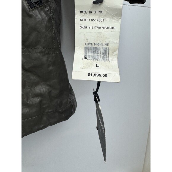 SAM New York Waxed Thinsulate Green Parka Jacket Size: Large $1,995 - Picture 3 of 8